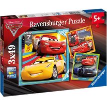 Puzzle Cars Las leyendas de la pista 3x49 pcs RAV08015 Ravensburger 1