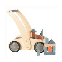 Carrito andador con bloques de madera EG511103 Egmont Toys 1