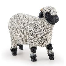 Figura de oveja de nariz negra del Valais PA-51194 Papo 1