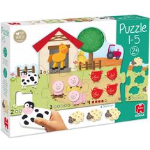 Puzzle de números del 1 al 5 GO53438 Goula 1