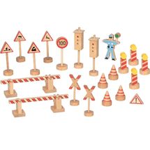 Señales de tráfico de madera GK53773 Goki 1