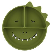 Plato compartimentado de silicona Mr Dino TX-96-439 Trixie 1