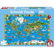 Puzzle El mundo 200 pzs S-56118 Schmidt Spiele 1