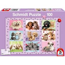 Puzzle Mis amigos animales 100 pzs S-56268 Schmidt Spiele 1