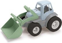 Tractor retroexcavadora de bioplástico verde DA5631 Dantoy 1