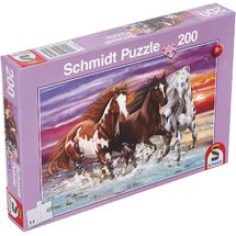 Puzzle Trío de caballos salvajes 200 pzs S-56356 Schmidt Spiele 1