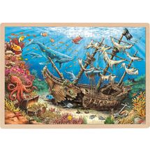Puzzle barco hundido GK57319 Goki 1