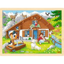 Puzzle En los pastos de la montaña GK57381 Goki 1