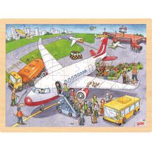 Puzzle Al aeropuerto GK57544 Goki 1