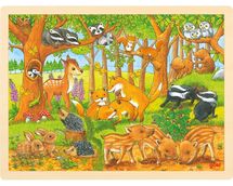 Puzzle de animales del bosque GK57734 Goki 1