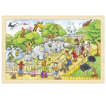 Puzzle Visita al zoo GK57808 Goki 1