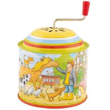 Caja de música metálica granja GK60724 Goki 1