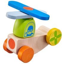 Avión de madera, con velcro 5 piezas SE62079 Selecta 1