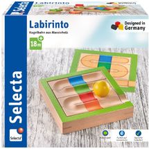 Pista de canicas de madera maciza SE62103 Selecta 1