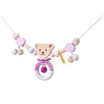 Cadenita de cochecito oso Steiff rosa SE64304 Selecta 1