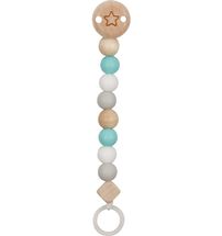 Cadenita porta chupete estrella turquesa GK65237 Goki 1