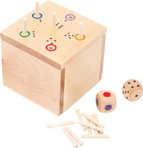 Juego de dados 6 en la caja LE6558 Small foot company 1