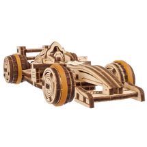 Mini coche de carreras modelo mecánico U-70252 Ugears 1