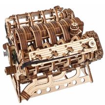 Motor V8 modelo mecánico U-70264 Ugears 1