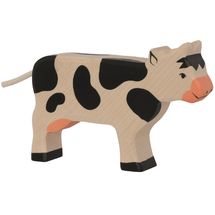Figura vaca de pie, negra HZ-80003 Holztiger 1