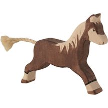 Figura caballo al galope, marrón HZ-80034 Holztiger 1