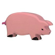 Estatuilla de cerdo HZ-80065 Holztiger 1
