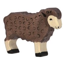 Figura de oveja negra HZ-80075 Holztiger 1