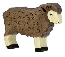 Figura de oveja negra HZ-80075 Holztiger 1