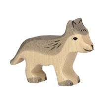 Pequeña figura de lobo HZ-80110 Holztiger 1