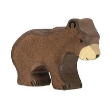 Pequeña figura de oso pardo HZ-80185 Holztiger 1