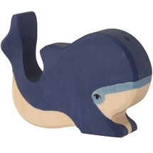 Estatuilla de ballena azul HZ-80196 Holztiger 1