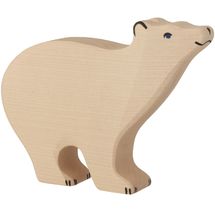 Figura de oso polar HZ-80206 Holztiger 1
