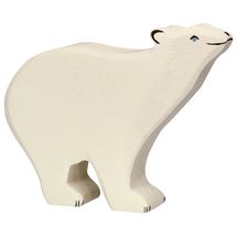 Figura de oso polar HZ-80206 Holztiger 1