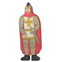 CFigura de caballero con abrigo rojo HZ-80244 Holztiger 1