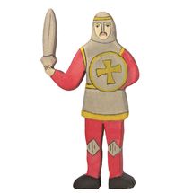 Figura de caballero luchador, rojo HZ-80252 Holztiger 1