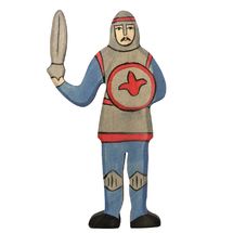 Figura de caballero luchador, azul HZ-80253 Holztiger 1