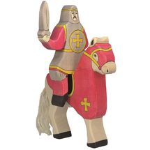 Figura Caballero Rojo con espada HZ-80254 Holztiger 1