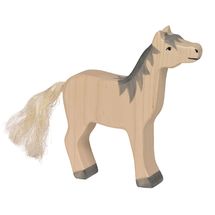 Figura de caballo de pie HZ-80360 Holztiger 1