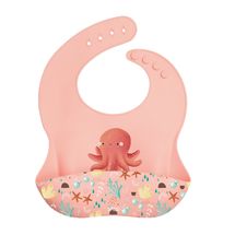Babero de silicona Slurpy el pulpo SJ-SI0979 Sassi Junior 1