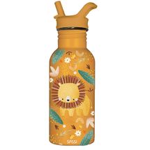 Botella de acero inoxidable 500 ml Chompy el león SJ-SB1082 Sassi Junior 1