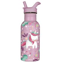 Botella de acero inoxidable 500 ml Sparkly el unicornio SJ-SB1105 Sassi Junior 1