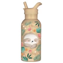 Botella de acero inoxidable 350 ml Gnawy el perezoso SJ-SB1129 Sassi Junior 1