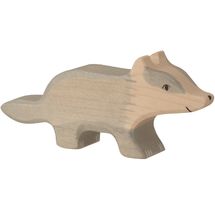 Estatuilla de tejón HZ-80539 Holztiger 1