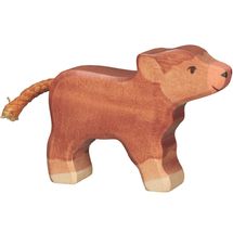 Figura de ternero de ganado de las tierras altas HZ-80557 Holztiger 1