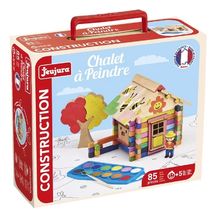 Chalet de madera para pintar 85 piezas JJ8096 Jeujura 1