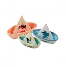 3 barcos flotantes de neopreno Jungle LL83288 Lilliputiens 1