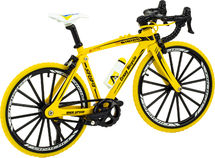 Bicicleta en miniatura articulada amarillo UL-8359 Jaune Ulysse 1