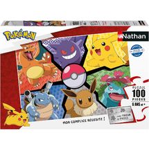 Puzzle Pikachu, Evoli y compañía 100 piezas N86188 Nathan 1