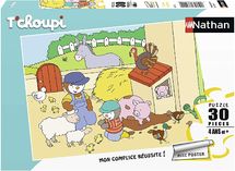 Puzzle T'choupi en la granja 30 piezas N863792 Nathan 1