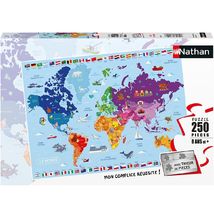 Puzzle Mapa del Mundo 250 piezas NA868834 Nathan 1